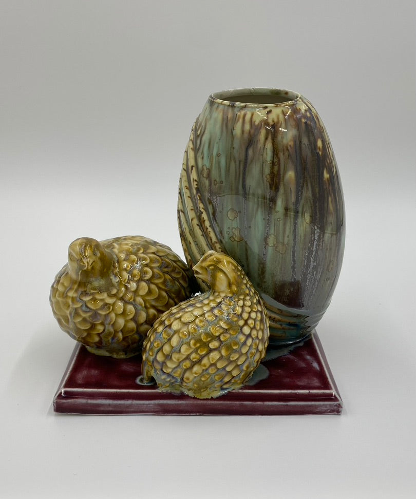 Quail Flower Vase