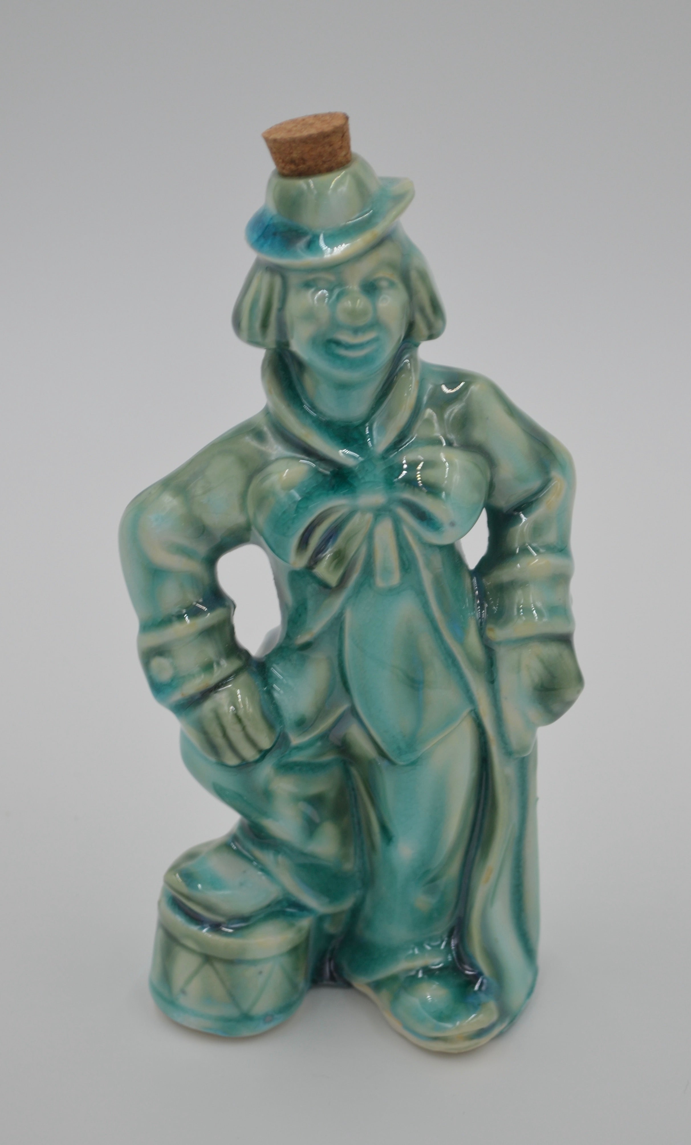 Green clown flask