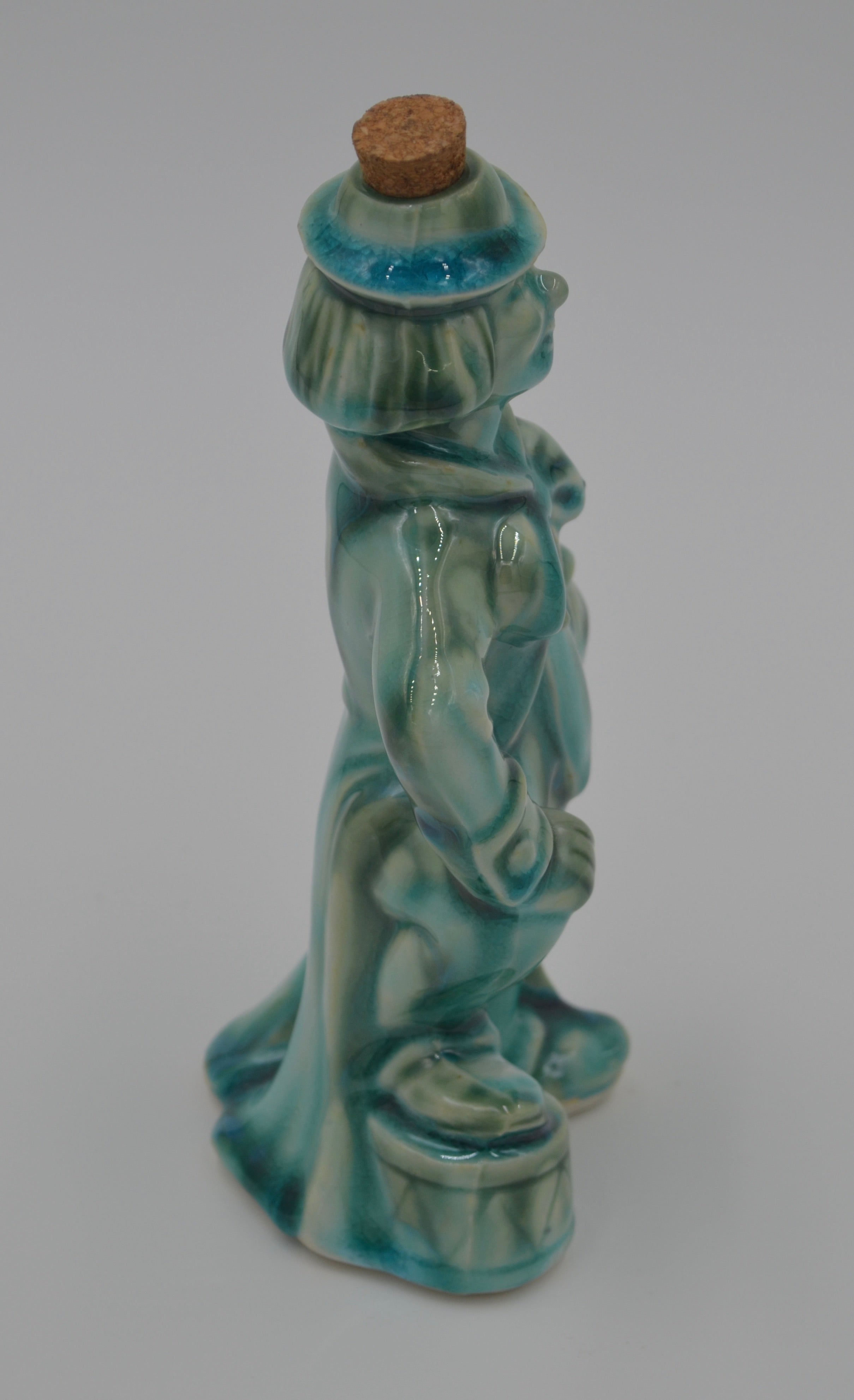 Green clown flask